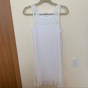 NWT Charming Charlie Lace White Dress
